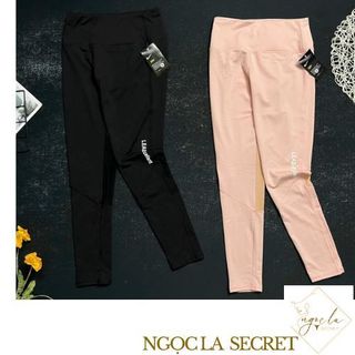 Quần dài tập gym nữ - quần legging tập gym phối lưới thời trang qtt146