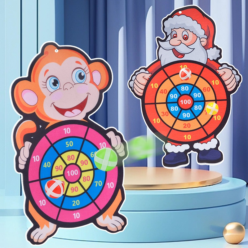 ❌Tặng Móc Treo❌Bộ Bia Dán Tường Ném Bóng Dính , Bảng Phi Tiêu Bóng Rèn Luyện Tính Tập Trung Cho Bé 8