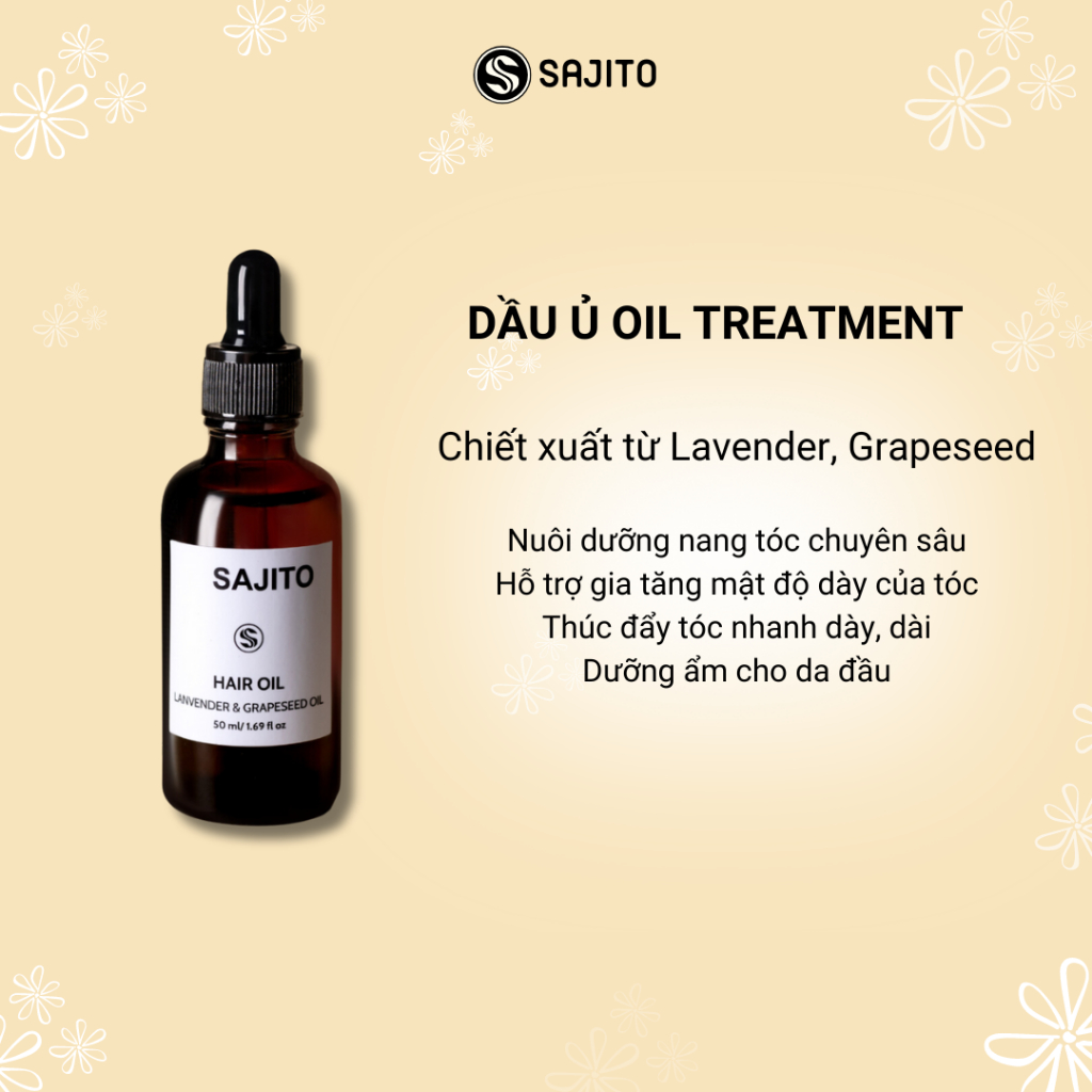 Dầu dưỡng tóc phục hồi kích mọc tóc - HairOil 50ML