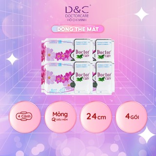 Combo 4 gói băng vệ sinh thảo dược siêu thấm hút D&C Doctor Care ban ngày