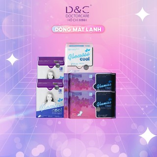 Combo hoàn hảo băng vệ sinh thảo dược Glamiss Cool ban ngày, hằng ngày, ban đêm