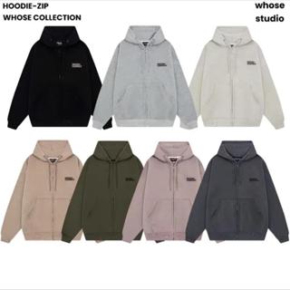  ZIP HOODIE BOXY - Áo khoác ZIP dây kéo dập nổi 