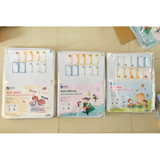 Set 10 tờ bọc decal nhiều size tặng kèm 10 nhãn vở, bọc vở, bọc sách cải cách, bọc sách giáo khoa, bọc sách tiếng anh