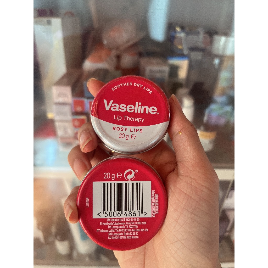 Dưỡng Môi Vaseline Hộp Thiếc