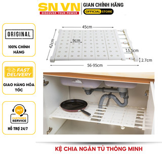 Kệ Đa Năng Chia Ngăn Tủ Quần Áo Thông Minh>>Không Cần Khoan, không cần bắt vít Chiều Rộng 42cm