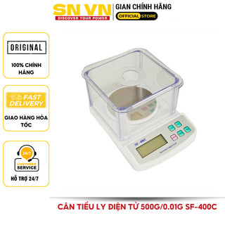 Cân tiểu ly để bàn 500g x 0.01g SF-400C Chính xác tới 1% Gram
