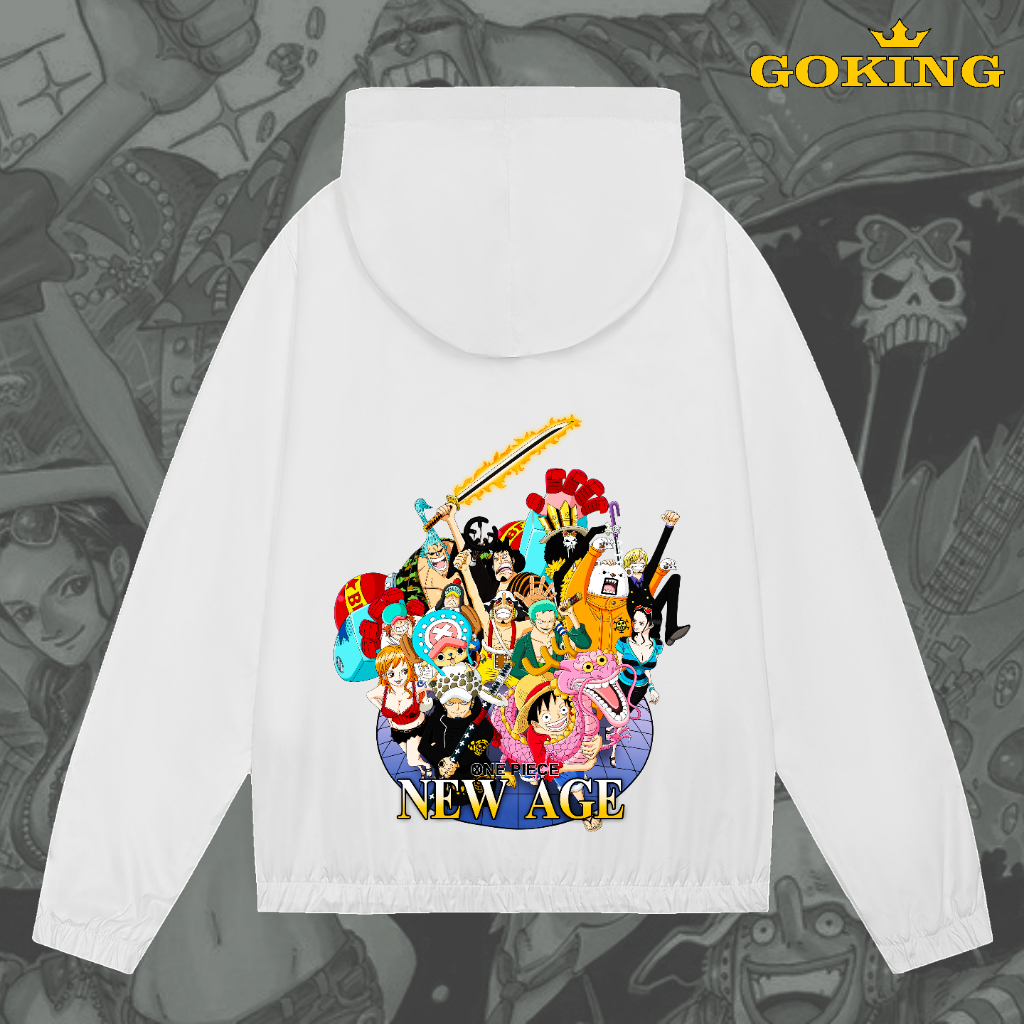 Tết, mua 1 tặng 5 quà. 21 mẫu Áo khoác dù ONE PIECE cho nam nữ, form unisex