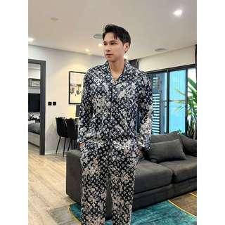 Bộ đồ ngủ Pijama lụa cao cấp mềm mịn,thoáng mát với thiết kế tinh tế LVL11- Beemanor 