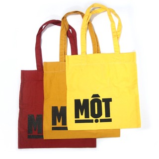 Combo 03 giỏ (tote bag) đủ dày