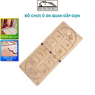 Đồ Chơi Cờ Ô Ăn Quan Bằng Gỗ Gấp Gọn Bộ Trò Chơi Tuổi Thơ Dân Gian Làm Quà Tặng Cho Các Bé