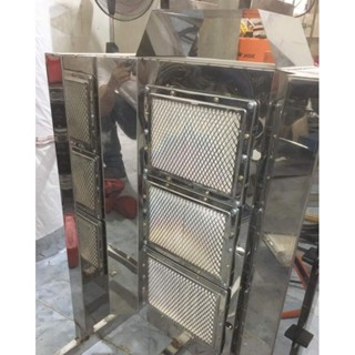 Lò nướng thịt bánh mì Doner Kebab loại 3 buồng đốt( đầu đốt)