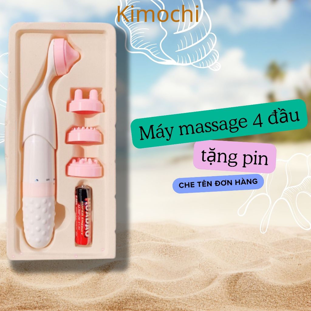 Máy Massage Mắt Mini  218 New 2024 Rung Mạnh Xung Nhịp 1200/p