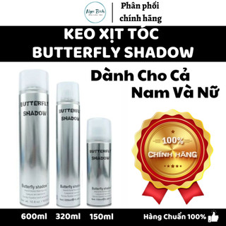 Gôm keo xịt tạo kiểu tóc nam nữ 150ml 320ml 600ml - - gôm xịt tóc butterfly shadow keo bạc