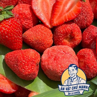 Dâu Sấy Giòn - Ăn Vặt Chú Mạnh