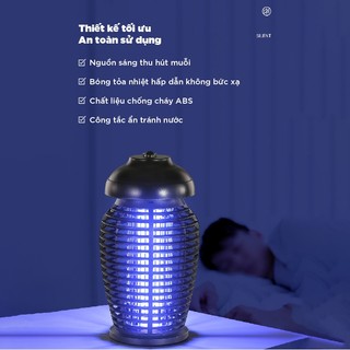 Đèn bắt muỗi  TULI TL018, C suất 18W, Chống nước, Sử dụng ngoài trời, sân vườn, Hiệu quả,BH 24 tháng