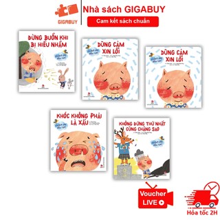 Sách - Combo 5 cuốn Không sao đâu con phần 1 - Dành cho bé từ 0 đến 6 tuổi