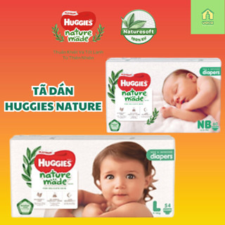 Tã Bỉm Dán Quần Huggies Platinum Nature Made Organic đủ size NB/S/M/L/XL/XXL
