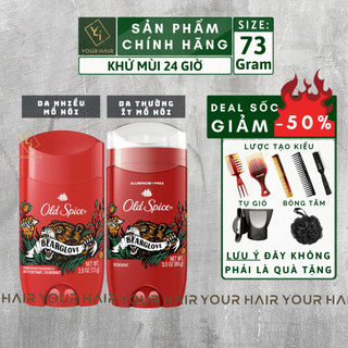 Lăn khử mùi Old Spice Bearglove 73gr - Múi TÁO, CAM QUÝT - Chính hãng USA