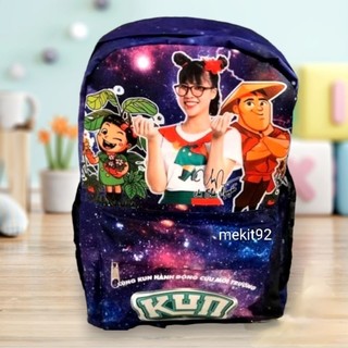 Balo kun dạ quang 4513 cm - cặp đi học kun dạ quang - cặp da đi học kun - cặp xách đi học kun