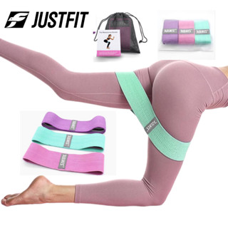Dây kháng lực tập mông JUSTFIT trợ lực tập gym, dây band, miniband kháng lực cho nữ tại nhà