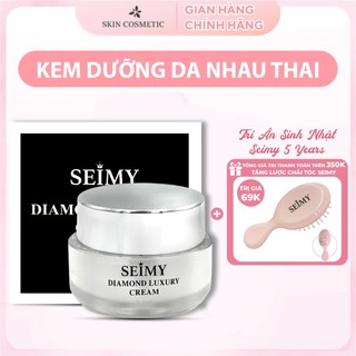 Kem dưỡng da mặt ban đêm nhau thai Seimy - Diamond Luxury cấp ẩm, mờ nám, dưỡng trắng