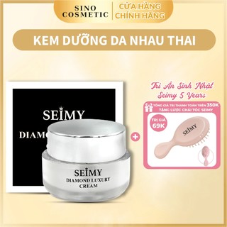 Kem dưỡng da mặt nhau thai Seimy - Diamond Luxury 30g giảm mụn, dưỡng trắng, mờ nám