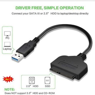 Cáp USB 3.0 to SATA cho HDD 2.5'' cao cấp
