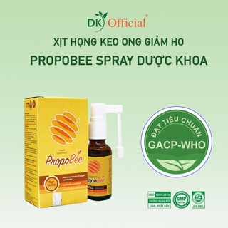 Xịt keo ong không đường hỗ trợ giảm ho Propobee Dược Khoa 15 ml