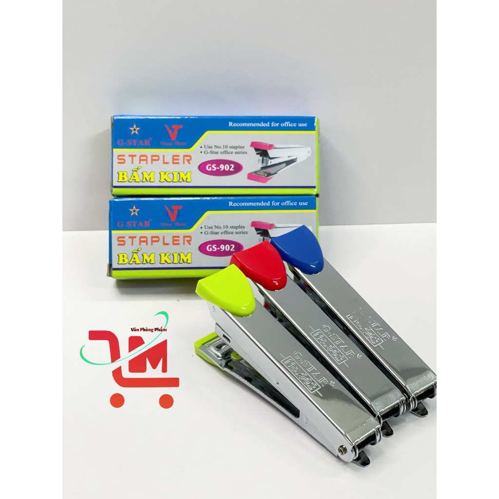 Bấm Kim Số 10 GSTAR GS-902 / Bấm Kim Loại Tốt GSTAR (Giao Màu Ngẫu Nhiên)