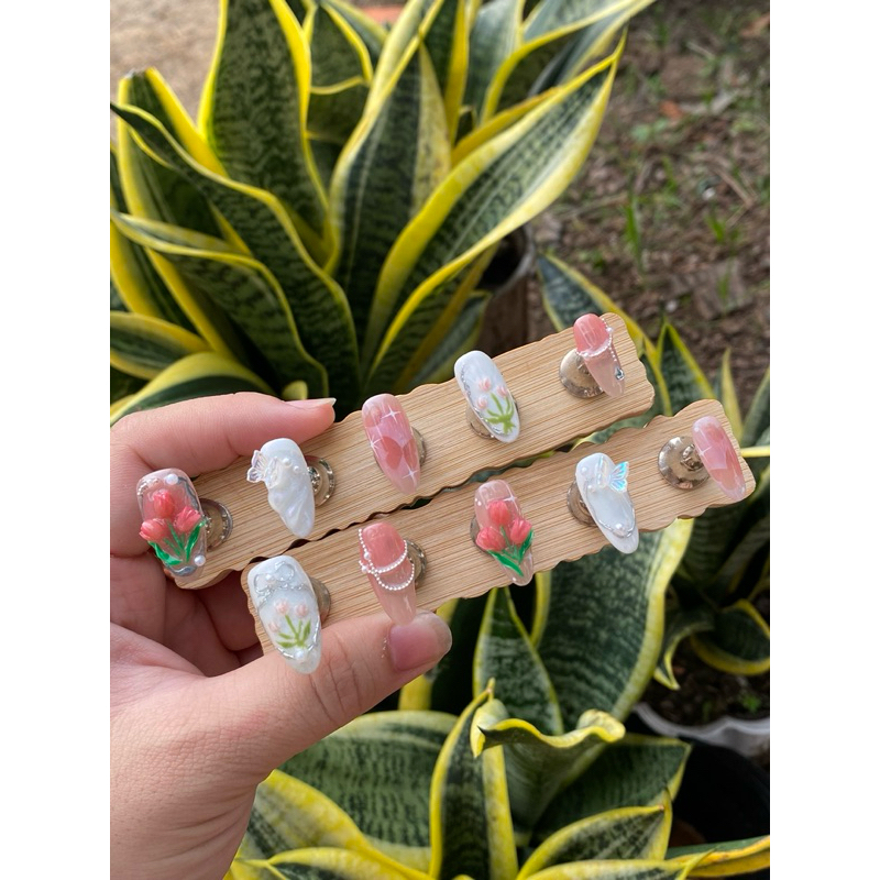[M29] Nailbox thiết kế hoa tulip nổi