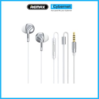 Tai nghe chân 3.5mm Remax RM-595 loa kép độc đáo, dây dù 1,2m chống rối, trọng lượng siêu nhẹ - Chính hãng - ICYBERNET