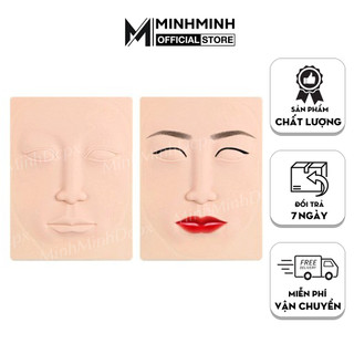 Da mặt 3D tập phun xăm mày, môi, mí