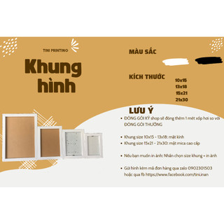Khung hình 21x30 để bàn làm bằng khen, khung ảnh treo tường A4  - Có in hình