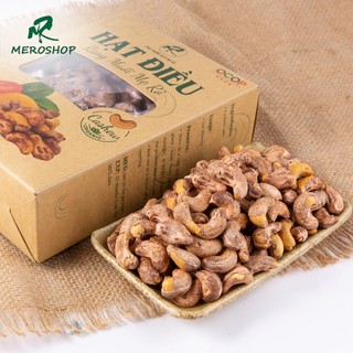500gr Hạt điều rang muối nguyên lụa(600-650Hạt/Kg) hạt nhỏ. Có hồ sơ công bố, xuất hóa đơn công ty đầy đủ
