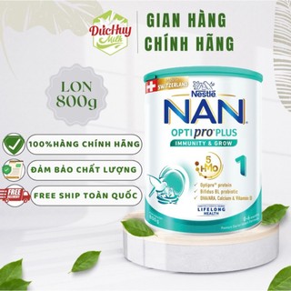 Sữa bột nestlé nan optipro hmo số 1 lon 400g_800g duchuymilk