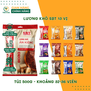 Lương khô ăn kiêng yến mạch - gạo lứt dành cho người ăn kiêng, giảm cân và 11 vị lương khô SBT