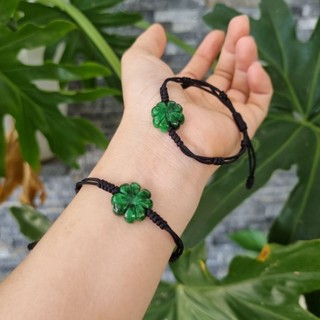 Vòng Tay Mặt Đ.á Cỏ Bốn Lá Sơn Thủy