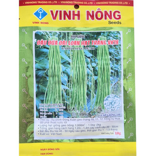 Hạt Giống Đậu Đũa Đài Loan - Trái Dài (gói 10g)