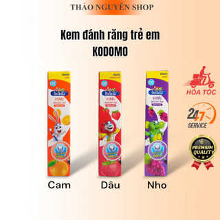 Kem đánh răng Kodomo cho bé 40gr Thái Lan, kem đánh răng trẻ em từ Thái Lan