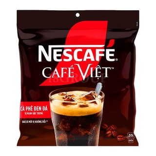 Cà Phê Hòa Tan NESCAFÉ CAFÉ VIỆT Cà Phê Đen Đá (35gói x 16g)