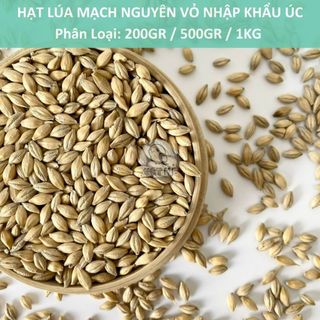 - lúa mạch nguyên vỏ nhập khẩu úc - vẹt, bồ câu, gà