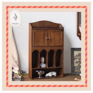 Kệ Gỗ Decor Bàn Trang Điểm - Phòng Ngủ Nhiều Ngăn Đựng Nữ Trang Mỹ Phẩm Vintage SS15