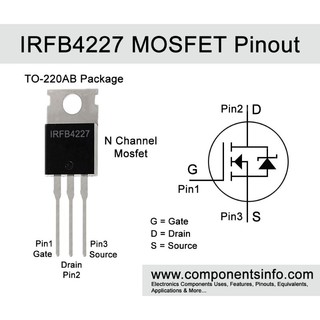 Irfb4227 4227 mosfet 65a 200v