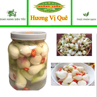 Hành Muối Chua Ngọt Hũ 1kg (Nhà Tự Làm Giòn, Ngon, Thơm)