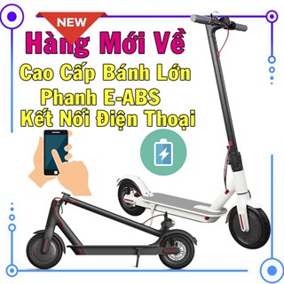 Xe điện Mini Scooter Pin Lithium  thông minh gấp gọn - Bánh lớn mạnh mẽ