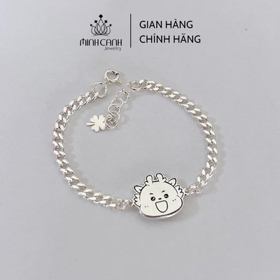 Lắc Bạc Hình Con Rồng Khắc Tên Cho Bé Yêu - Minh Canh Jewelry