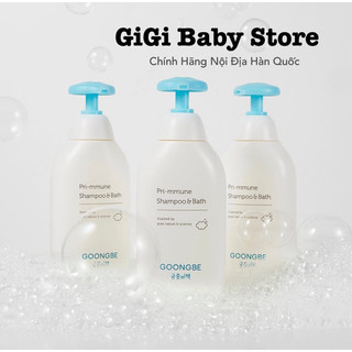 Sữa tắm gội GOONGBE PRIMMUNE SHAMPOO N BATH cho bé sơ sinh 350ml