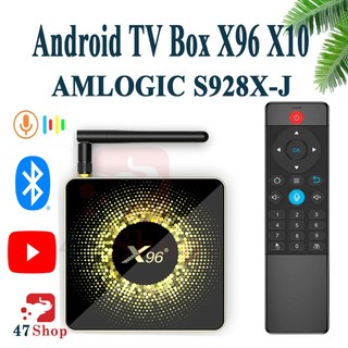 Android tv box x96 x10 amlogic s928x ddr4 android 11 4g ram 32g/64g rom