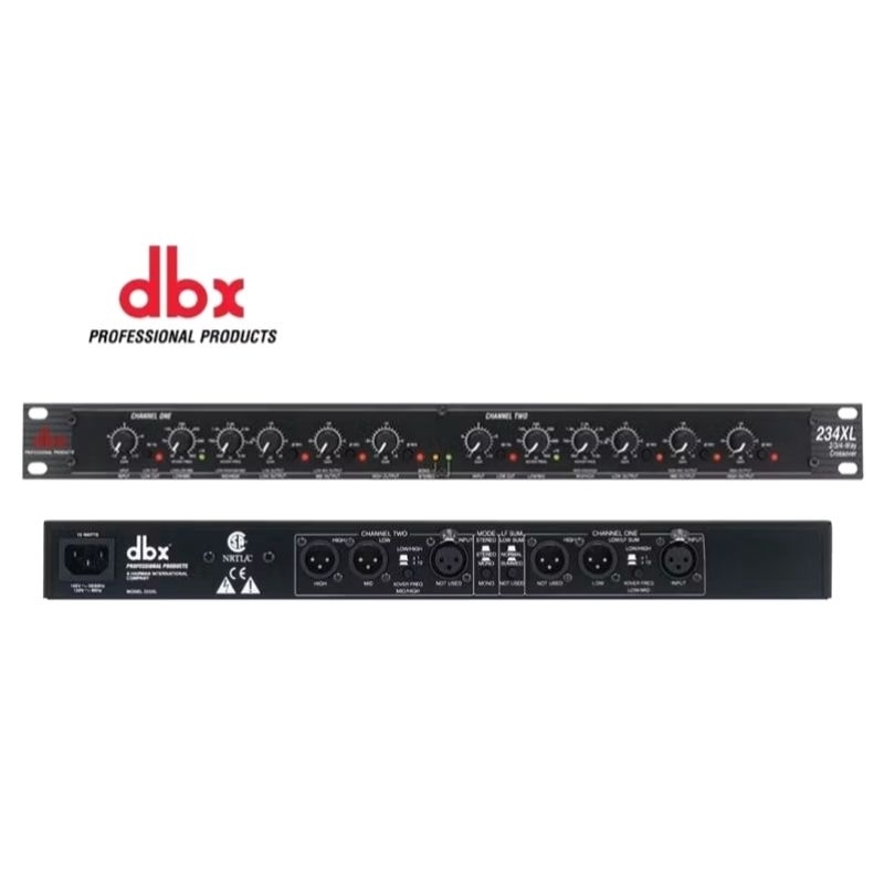 Bộ Crossover 234XL dbx chính hãng , phân tần 234XL cắt tần số cho dàn âm thanh