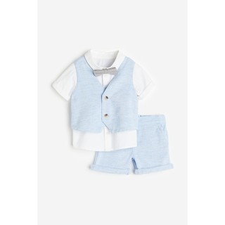 Set quần áo công tử xanh 4 chi tiết HM H&M _hàng chính hãng authentic